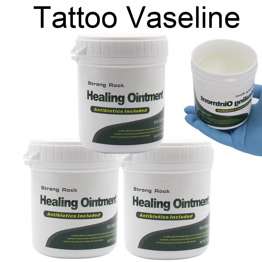 12 унций большой вазелин для татуировок, чистый нефтяной желе, крем-мази для тела, лечебная мазь в бутылках, принадлежности для татуировки и макияжа