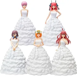 Figura de acción de Anime The Quintessential Quintuplets, vestido de novia, modelo de Ichika, juguete para niños, regalo de Miku, Colección Yotsuba, Itsuki