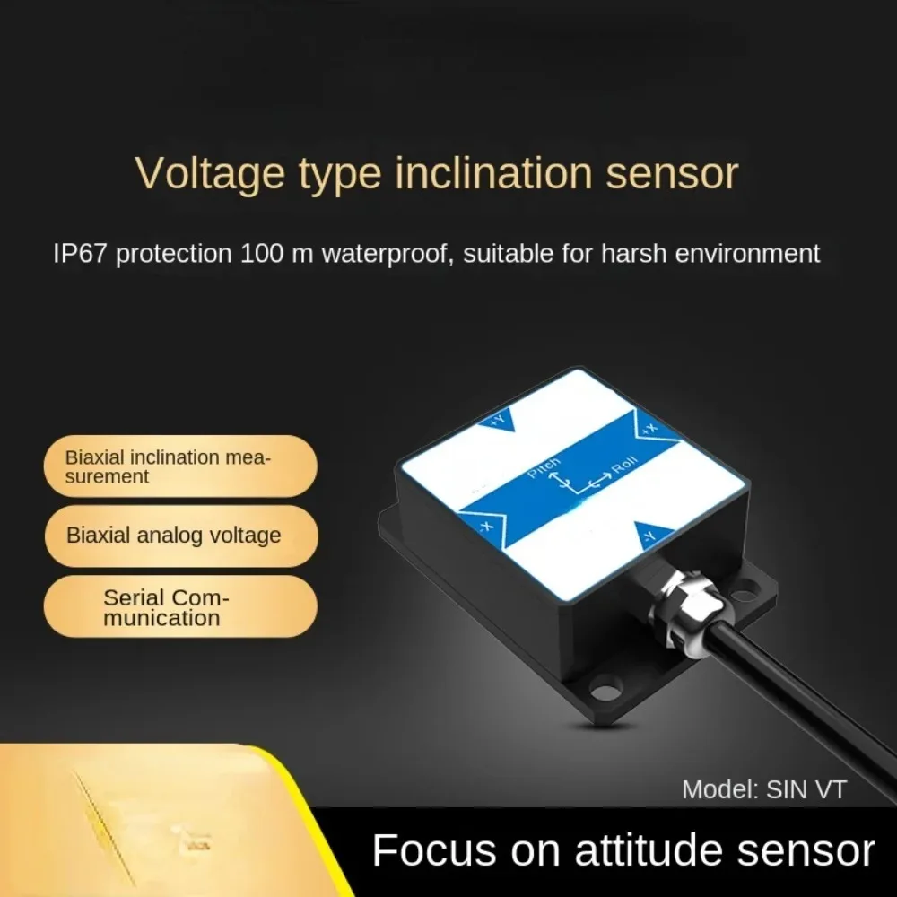 

SINVT Voltage Type Inclination Sensor Analog Voltage Output Angle Measurement Inclinometer