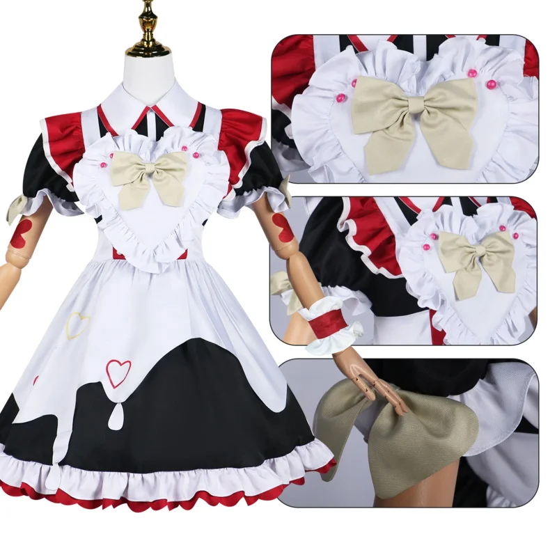 Game Needy Girl Overdose KAngel New Cosplay Costume Needy Girl Ame Chan Cosplay Costume Lolita Maid Dress Party Costume Anime