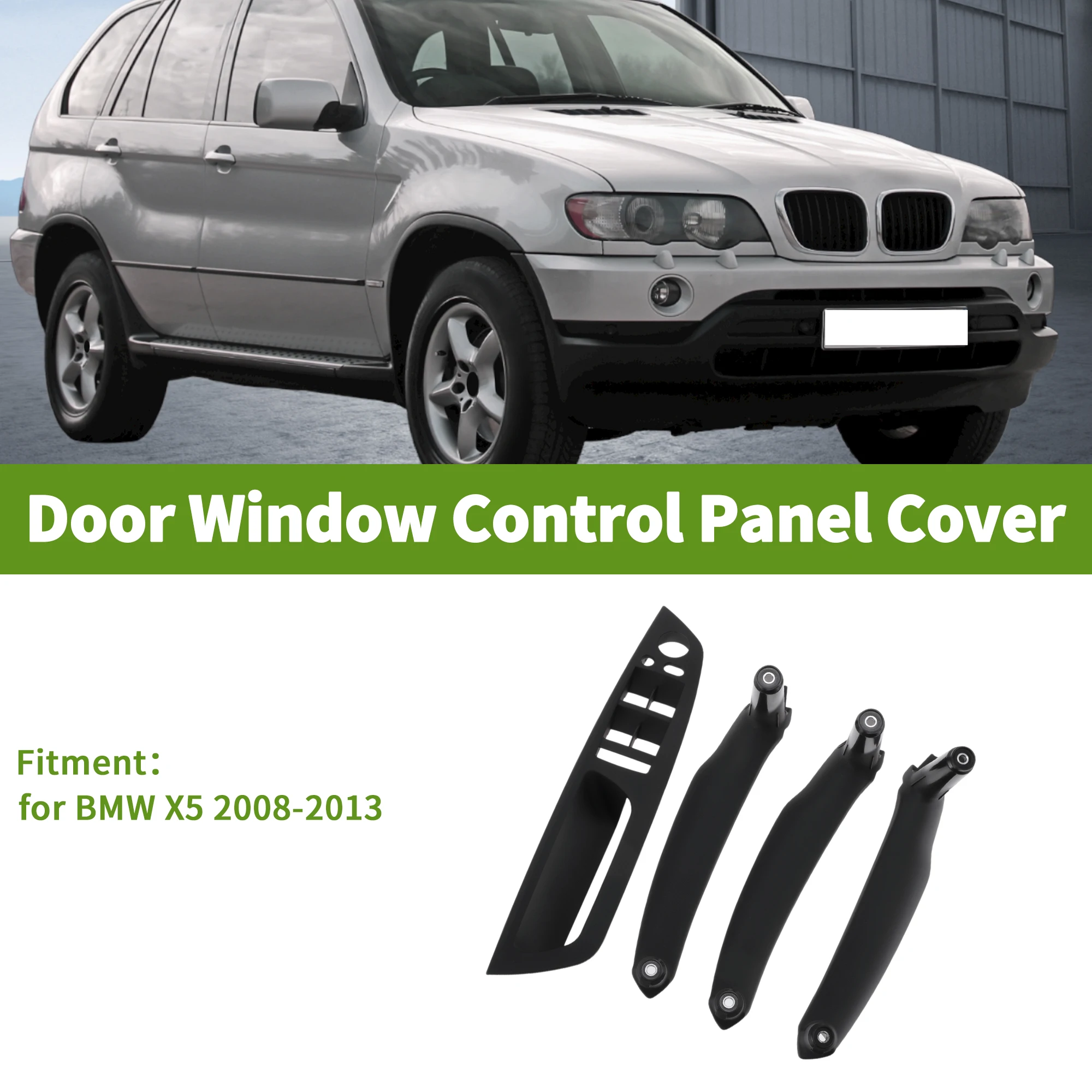 

UXCELL 1 комплект крышки переключателя окна со стороны водителя для BMW X5 2008-2013 гг.