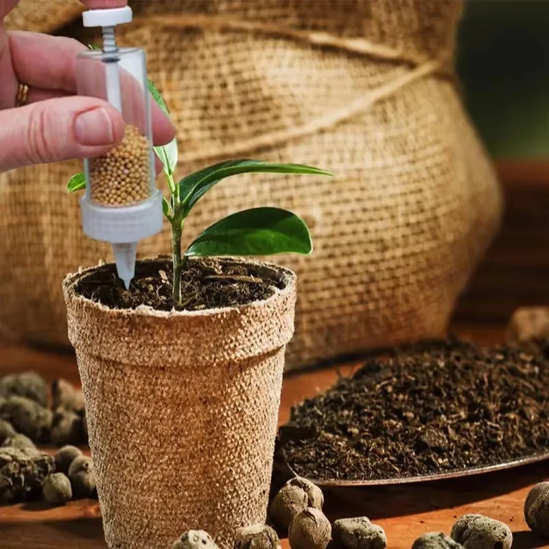 1pc Handheld Seed Dispenser, Mini Manual Seeder Tool for Garden Planting, Flower Pot & Garden Bed Essential Gardening Supplies view 4