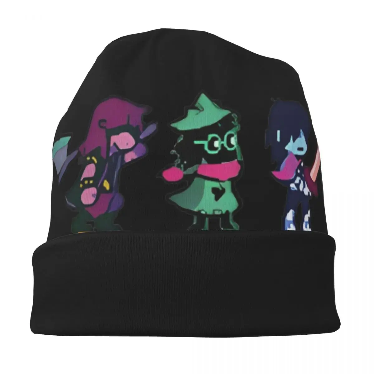 Deltarune Bonnet Hat Hip Hop Outdoor Skullies Beanies Hats Unisex Warm Head Wrap Caps