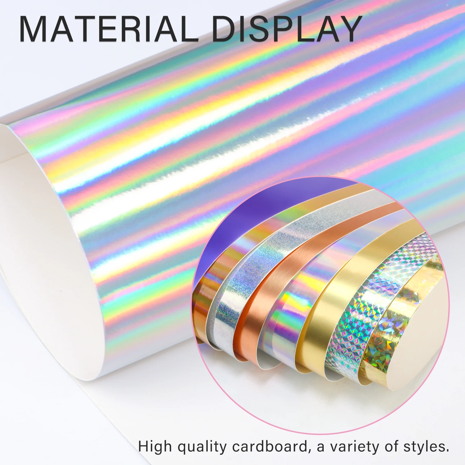 Purple gold silver laser effect gift box color packaging small gift box candy chocolate box