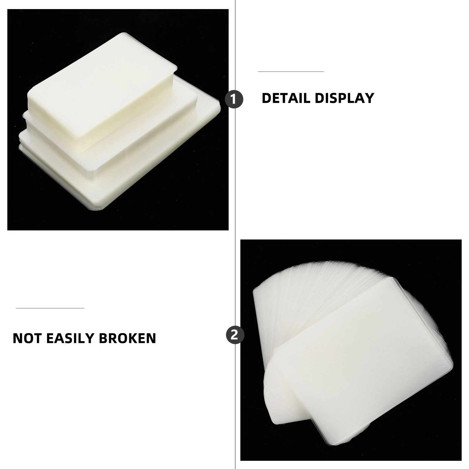 

3 Sets Film Clear Sheet Photo Protection Cover Waterproof Fade Resistant Plastic Picture Photo Sealer Film Packaging