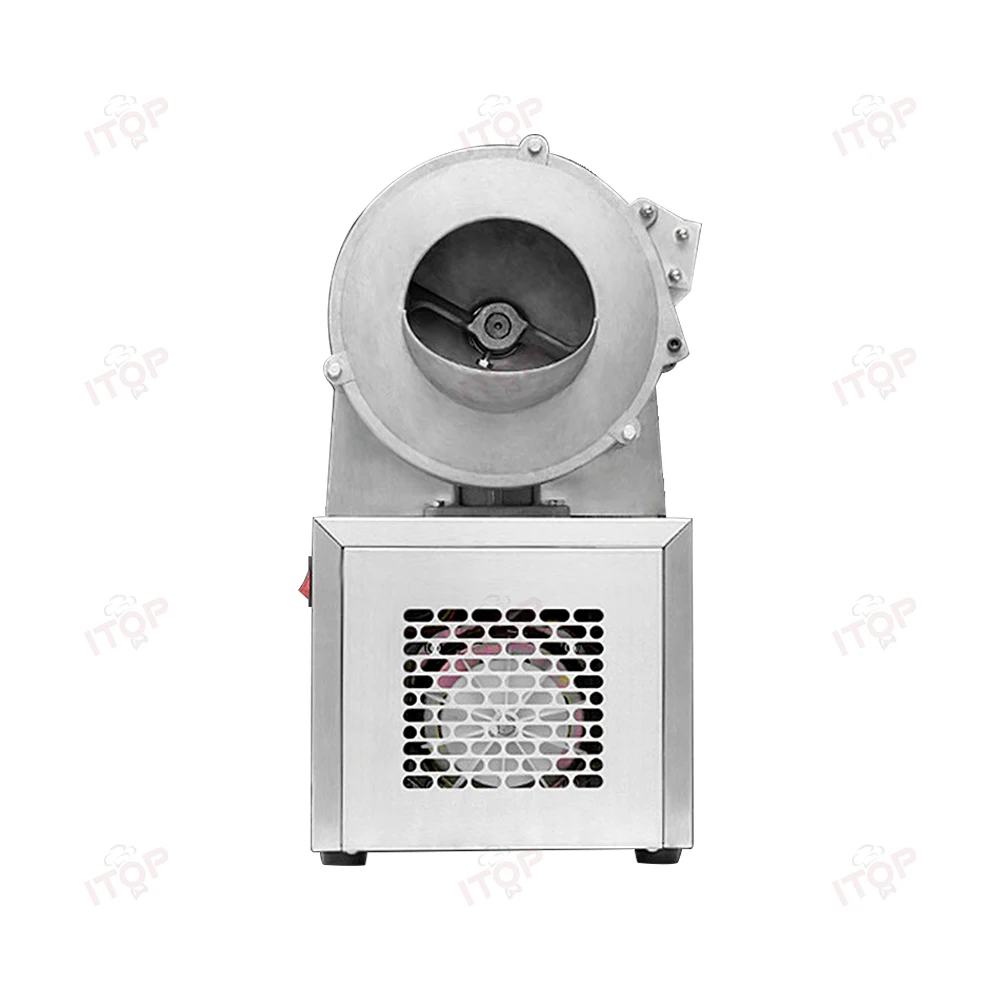 상업용 주방 쉐딩 기계, 슬라이싱 및 파쇄 기능, 2.5mm, 3mm, 4mm 옵션 교체 블레이드