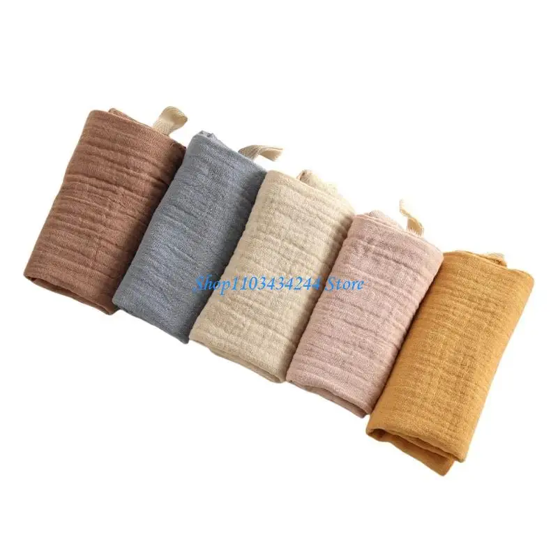 

G2TC 5pcs Хлопковое квадратное полотенце для детских модных новорожденных рот