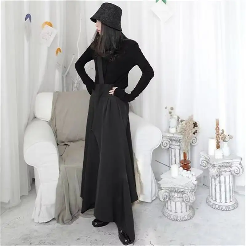 Lady's Skirt Summer New Classic Dark Yamamoto Style Japanese Irregular Design Fashion Casual Loose Large Size Skirt