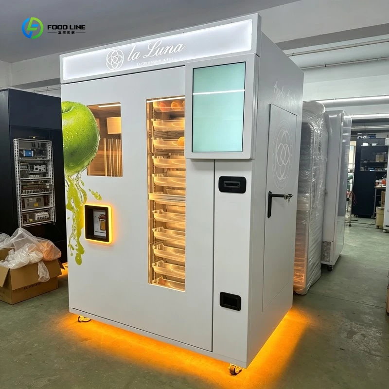 Factory High Quality Mini Automatic Fresh Pure Water Drink Orange Juice Extractor Vending Machine FL Customized