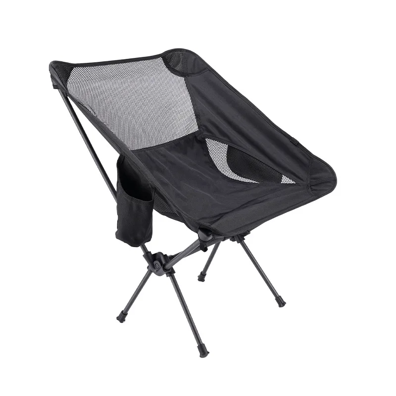 

Outdoor folding table and chair carbon fiber portable space moon chair camping fishing chair beach lazy