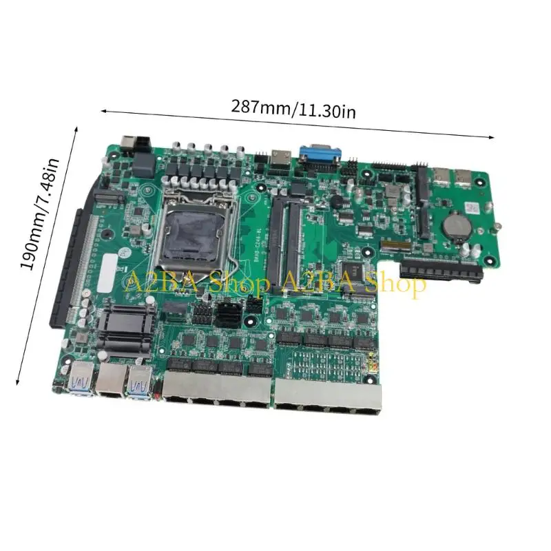 A2BA C246 Embedded Motherboards for 1U Rackmount Systems with Multiple PCIe Expansion Slots and M.2 Support