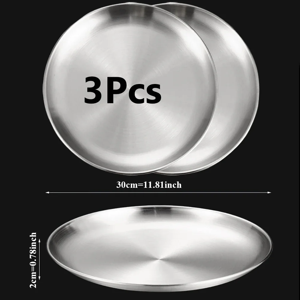 30cm-3Pcs-Silver
