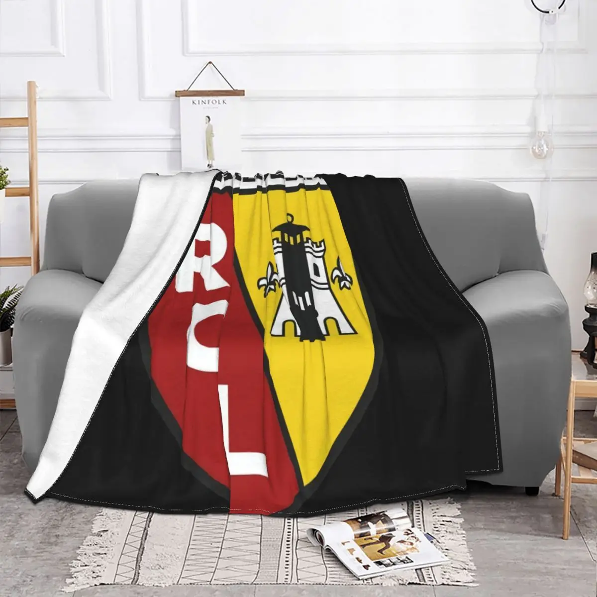 Clubs Football Rc Lens Blanket Bedspread On The Bed Picnic Blanket Ultralight