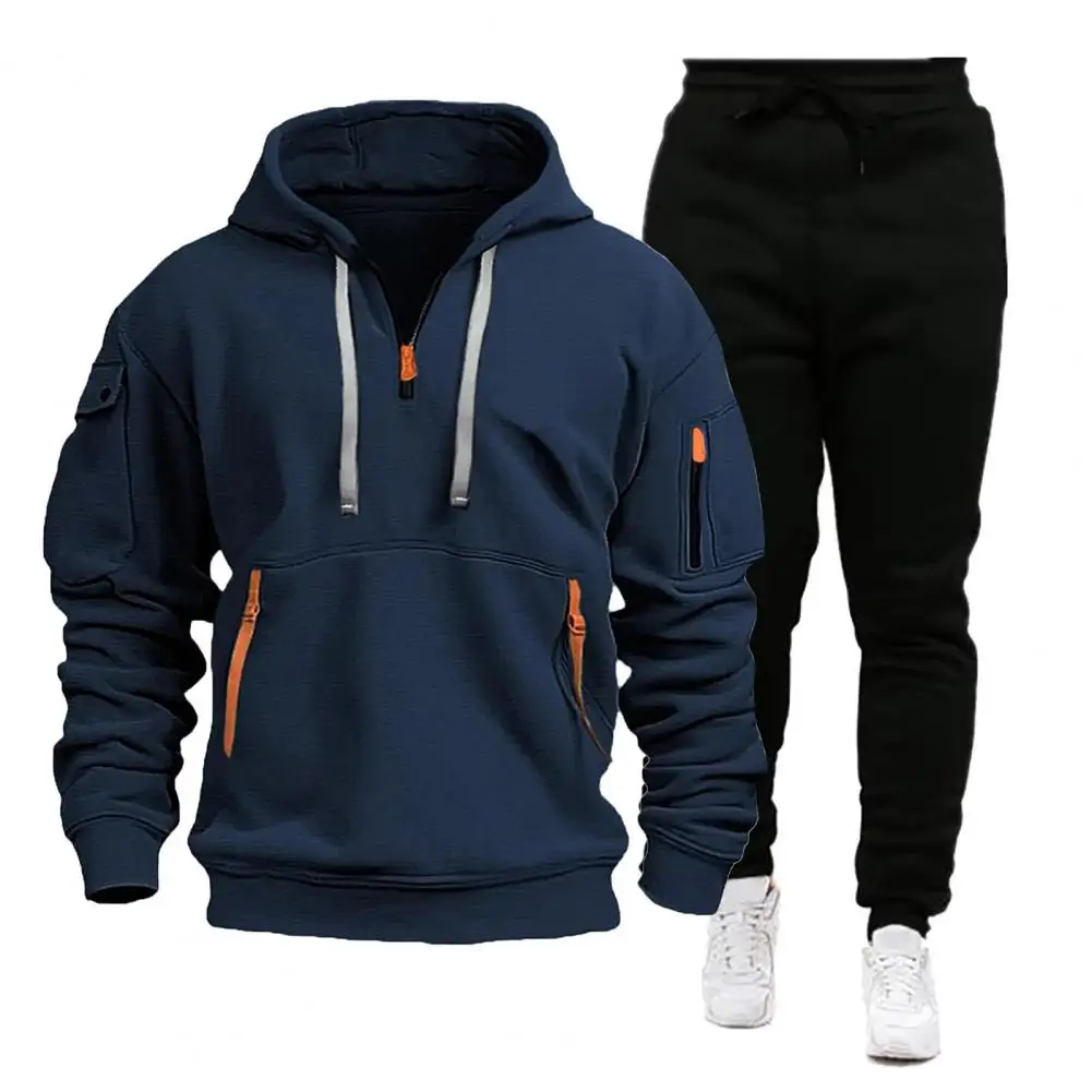 

2026 2 шт./компл., толстовка на молнии с капюшоном, комплект брюк, спортивный костюм, толстовка с длинными рукавами и капюшоном, комплект спортивных штанов, одежда для тренировок