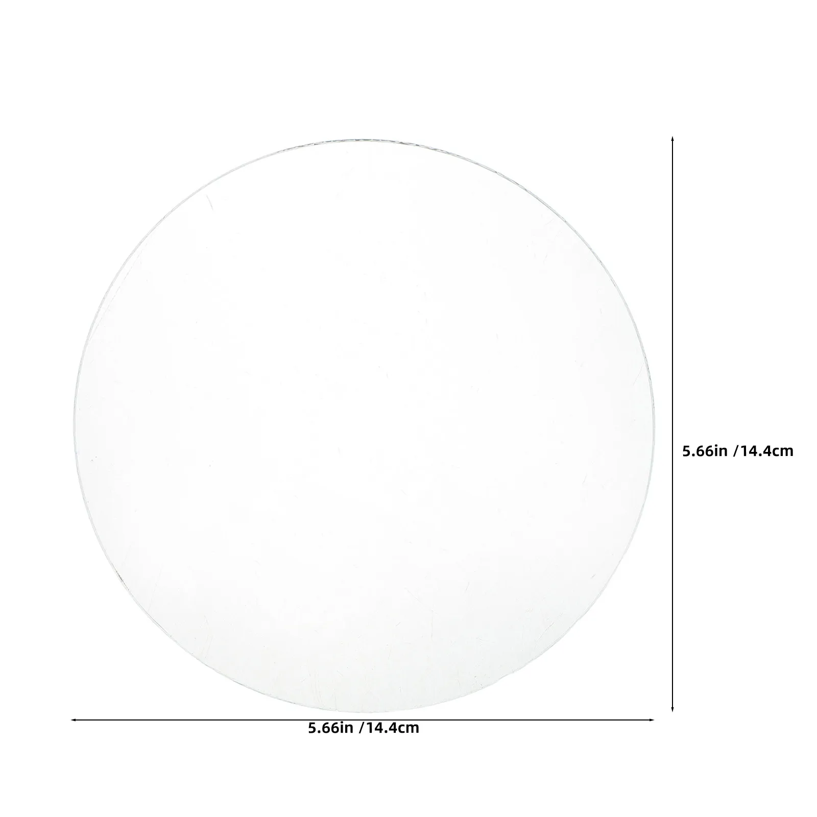Round Convex Dome Clock Glass Replacement Clear Glass Cover for Wall Clock Dial Face Protector Dome Replacement