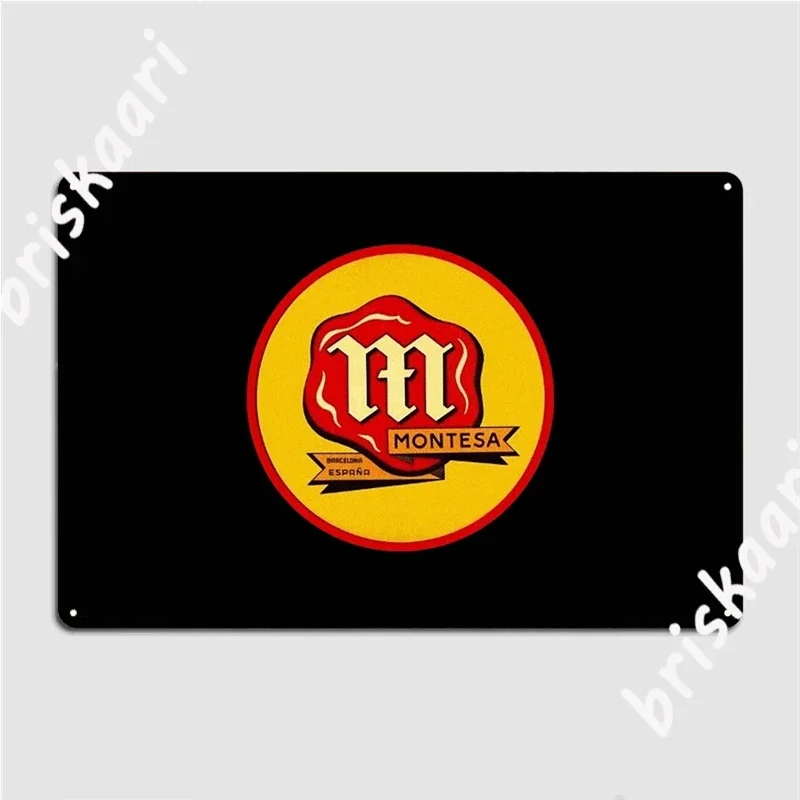 Montesa Logo Metal Signs Wall Mural pub Garage Design Plaques Tin sign Posters 12x8inch 20x30cm 16x12inch 40x30cm