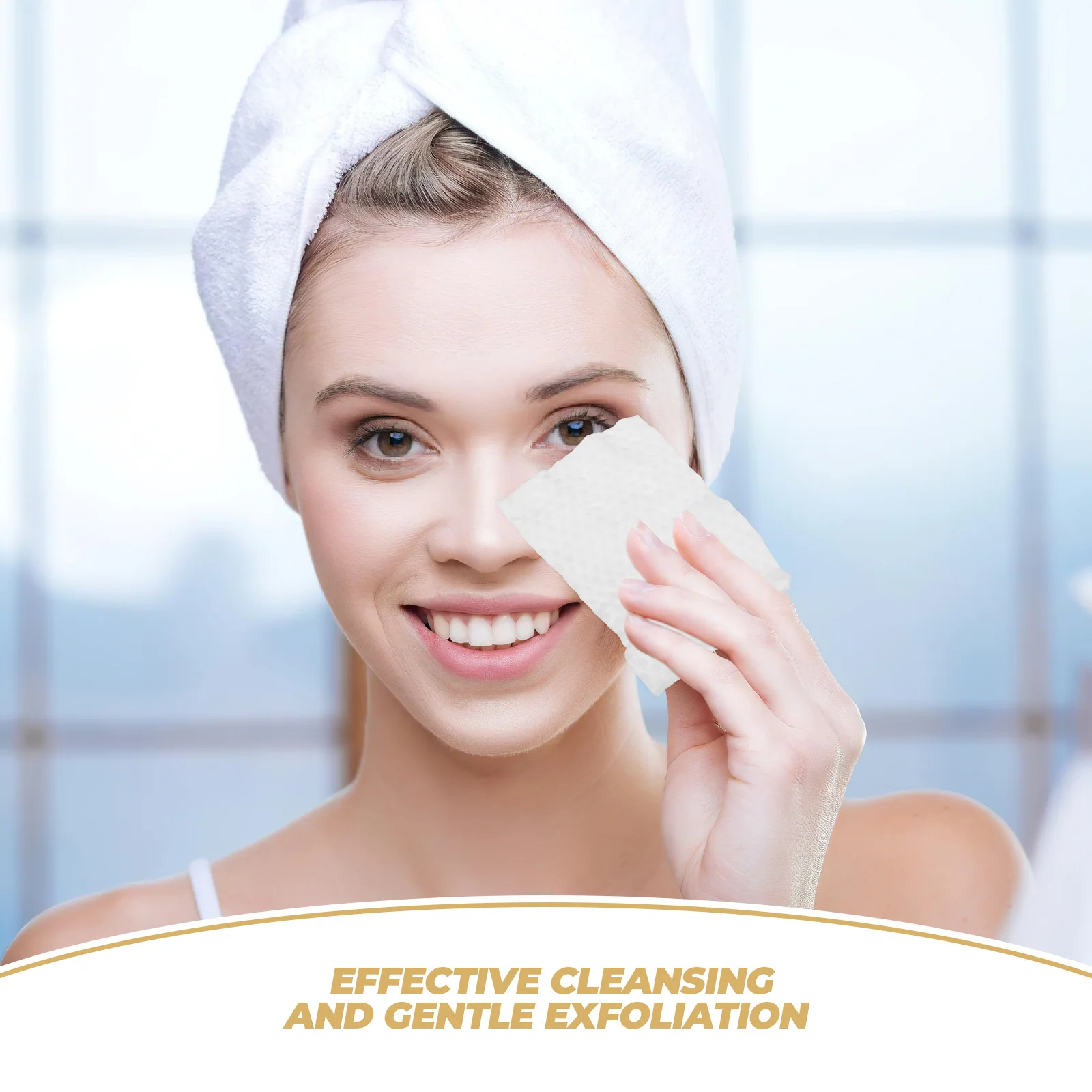 8 個のメイクアップコットンパッド肥厚パールパターンホワイトメイク落としマニキュアクレンジングフェイシャルワイプコットン