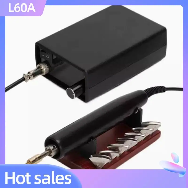 

L60A Digital Temperature Control G& C Electric Leather Creasing Machine With 7Pcs Head EU Plug Set Leather Edge Folding