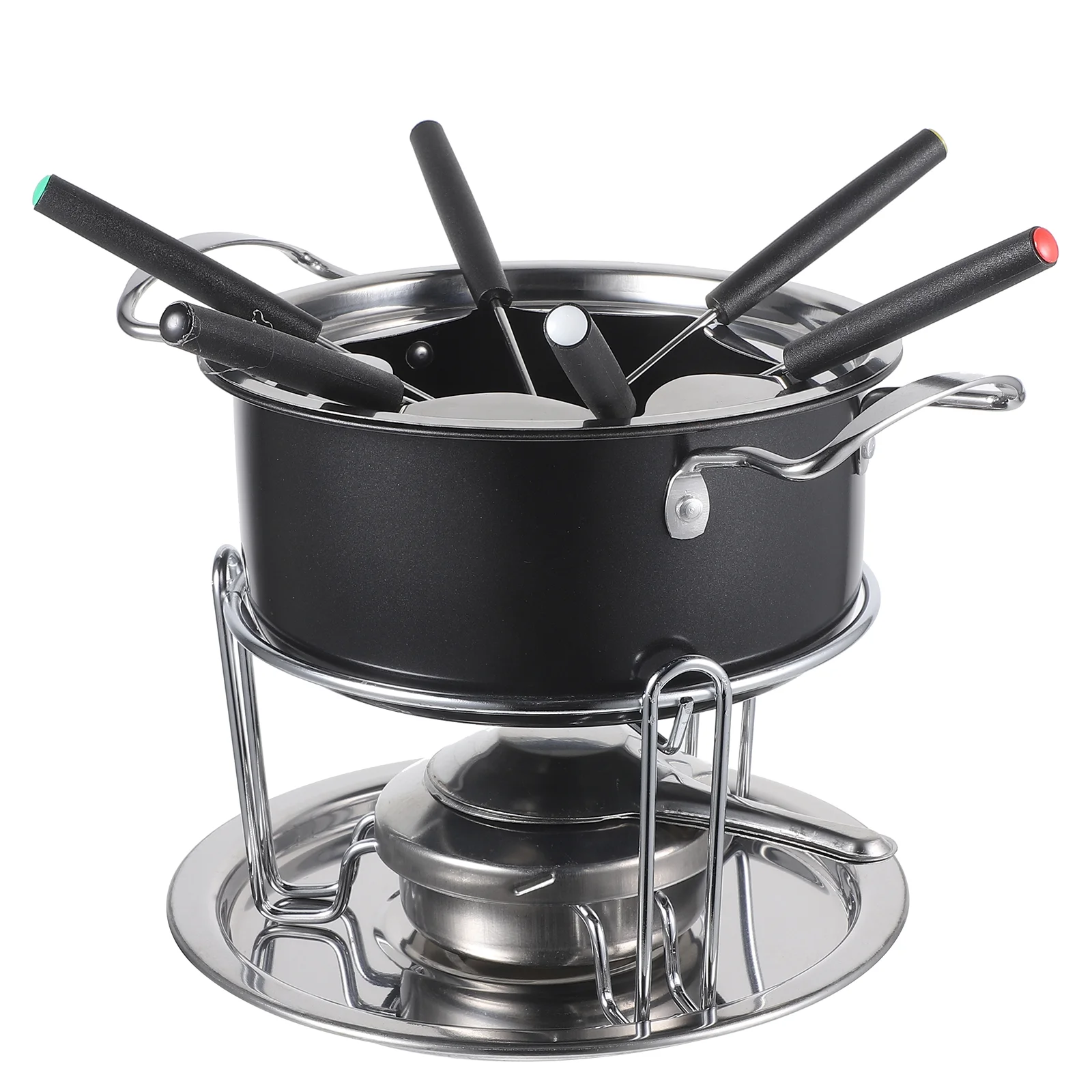 

Chocolate Heating Furnace Pot DIY Baking Utensil Stainless Steel Melting Fondue Forks