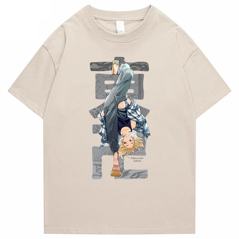 Fashion Anime T Shirt Tokyo Revengers Sano Manjiro Japanese Cartoon Casual Funny Hip Hop Streetwear Manga Ulzzang Tops Women