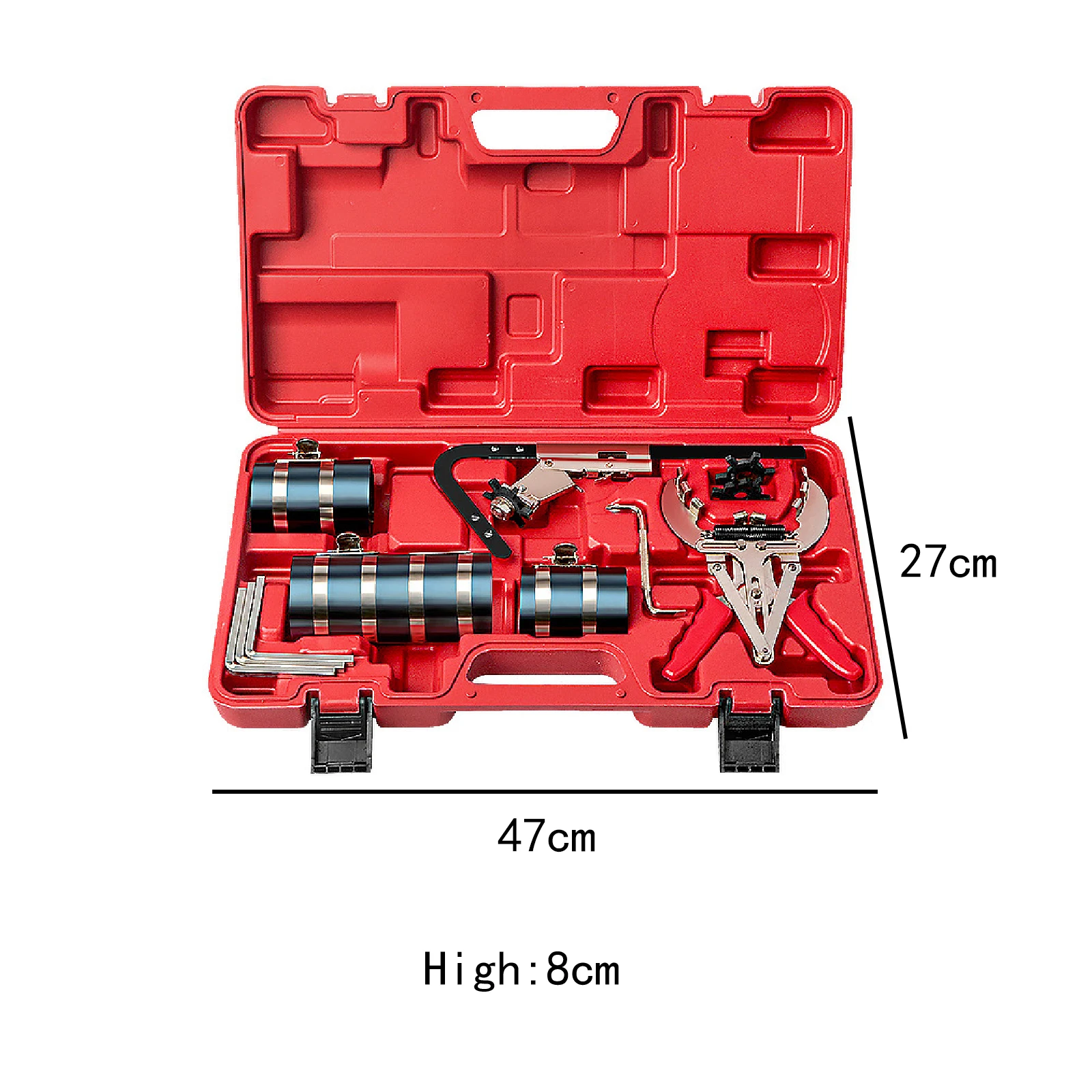 Piston Expansion Tools Cleaning Ring Expander Compressor Tool Set,Metal Piston Ring Service Set for Auto Engine Motor