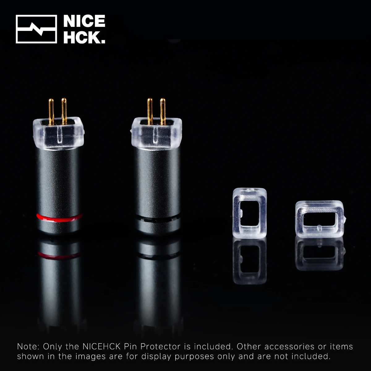 NICEHCK Câble de protection à 2 broches de 0,78 mm avec manchon de broche et conception à zone de contact élargie pour une connexion sécurisée pour câbles 2 broches encastrés
