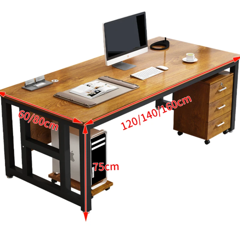 Simplicity Modern Office Desks Combination Household Computer Single Person Office Desk Mesa Escritorio Working Equipment QF50OD