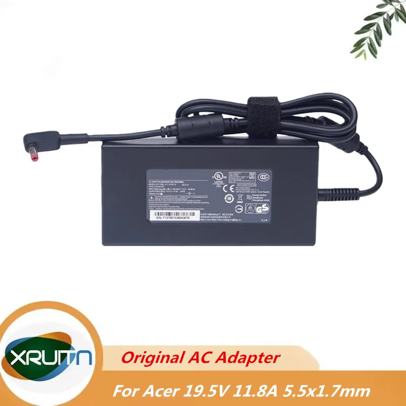 Original 19.5V 11.8A 5.5*1.7MM Laptop AC Adapter Charger For Acer N17C1 N1812 N18W3 N20C1 NITRO 5 AN517-41 PREDATOR ADP-230CB B