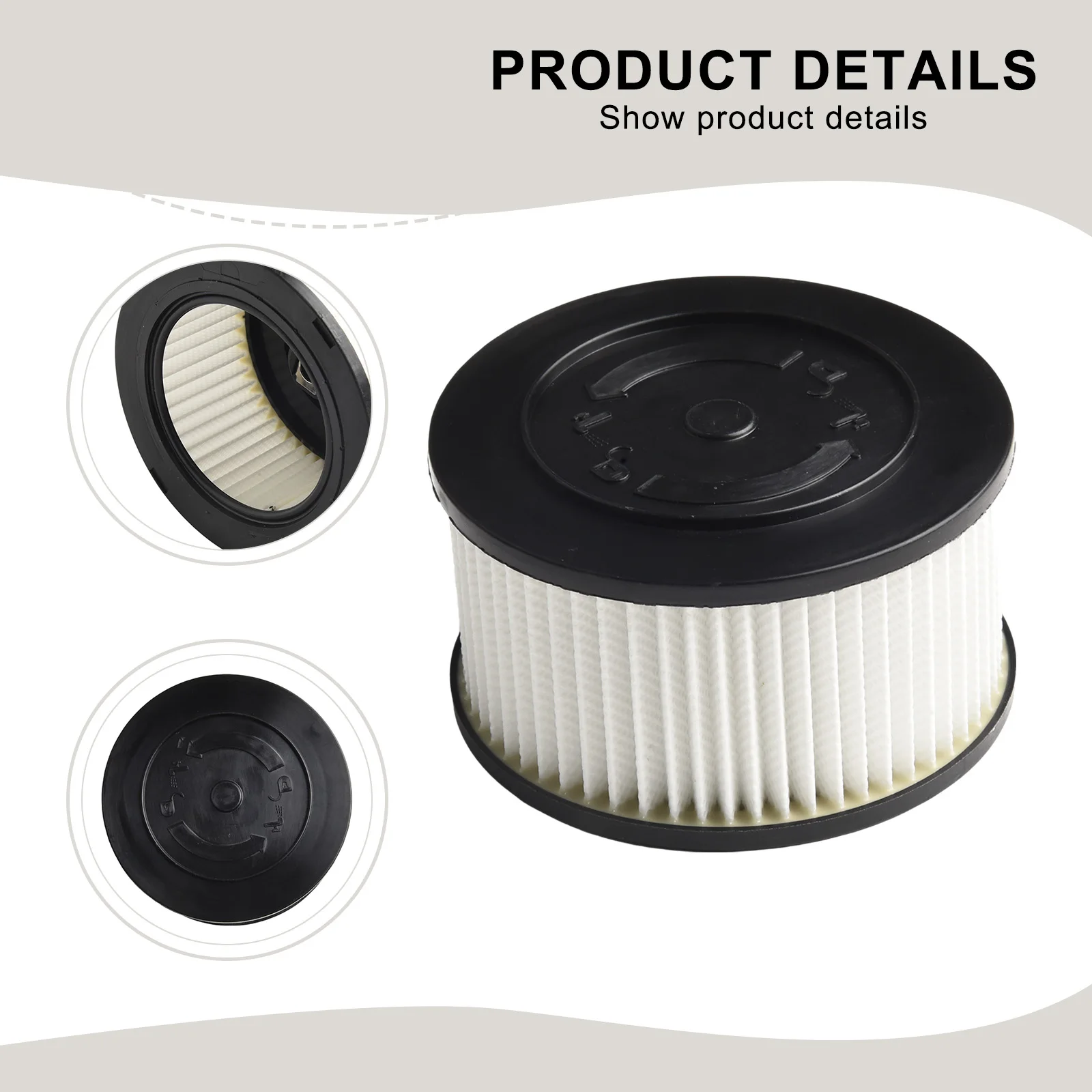 Dust Filtration Air Filter Black And White Built For Harsh Conditions Optimal Equipment Fit Prolongs Chainsaw Lifespan