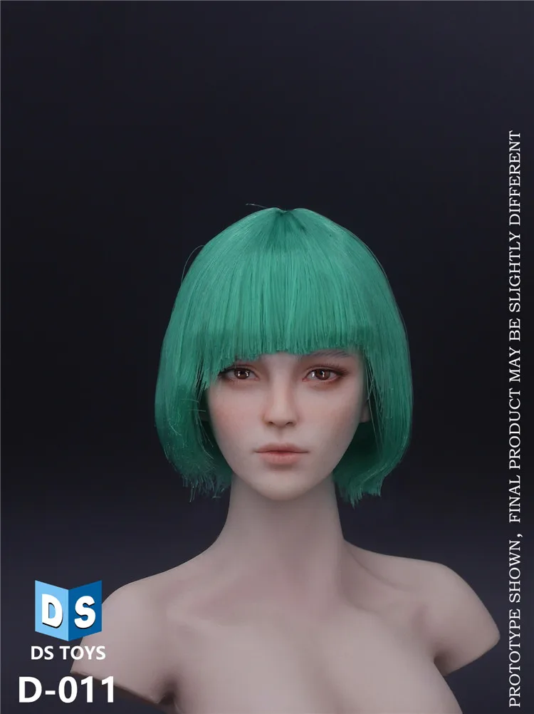 In Stock DS TOYS 1/6 Scale European Female Head Sculpt Carving Model D-011 D-012 D-013 Fit 12 inch Action Figure Body Toys Gifts