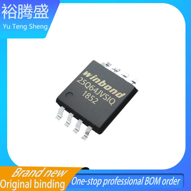 Original W25Q64JVSSIQ type SOIC-8 package 64Mbit SPI flash memory chip