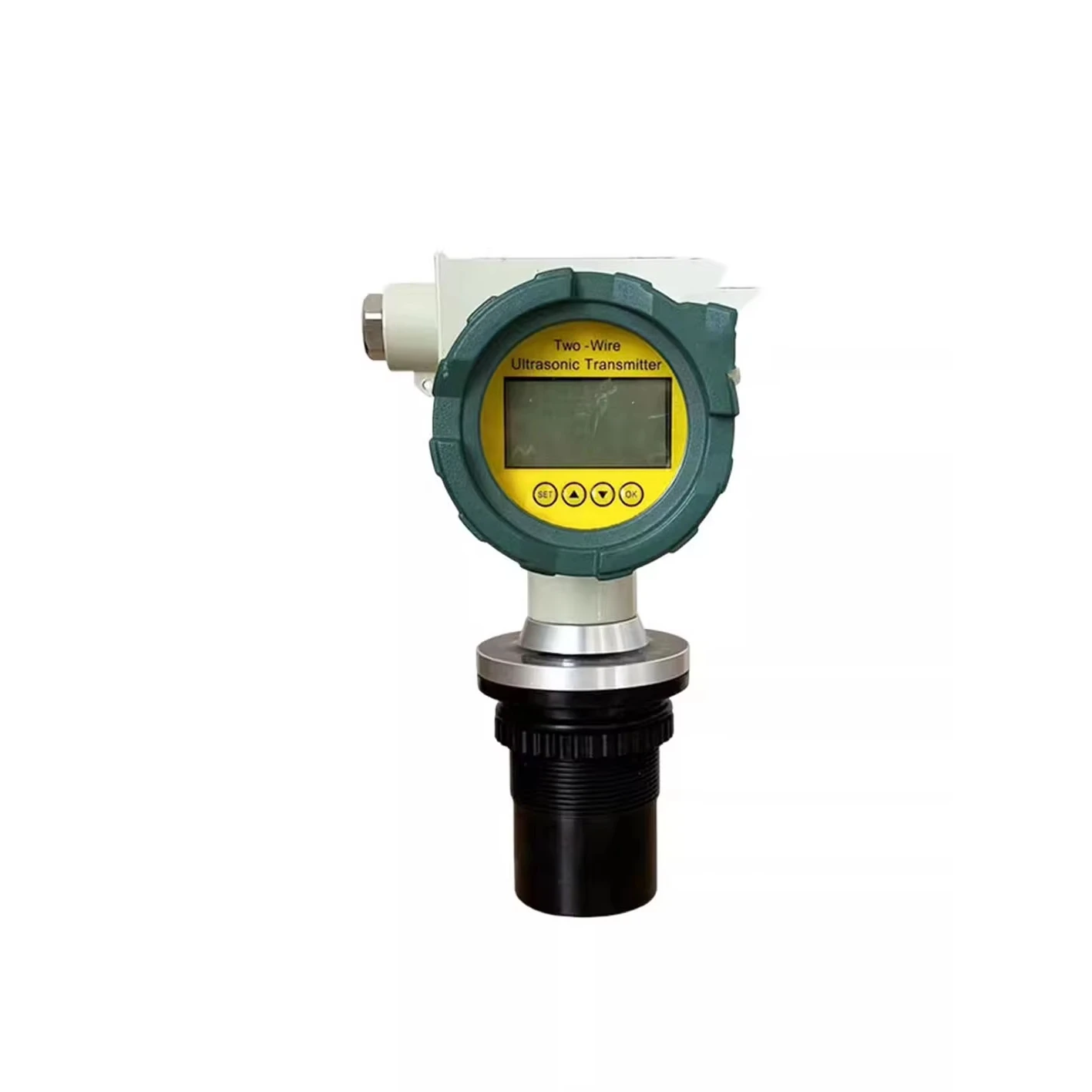 Explosion-proof ultrasonic level transmitter  integrated 4-20ma high-precision water level gauge