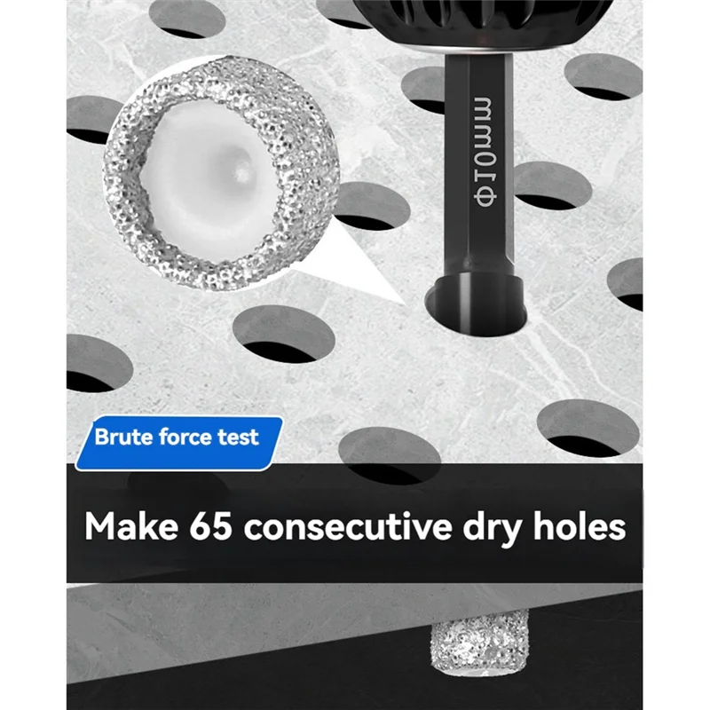 

AB11-Diamond Drill Bit Diamond Drill Bit Andgrinding Rod Set Forceramic Tile,Glass,Marble
