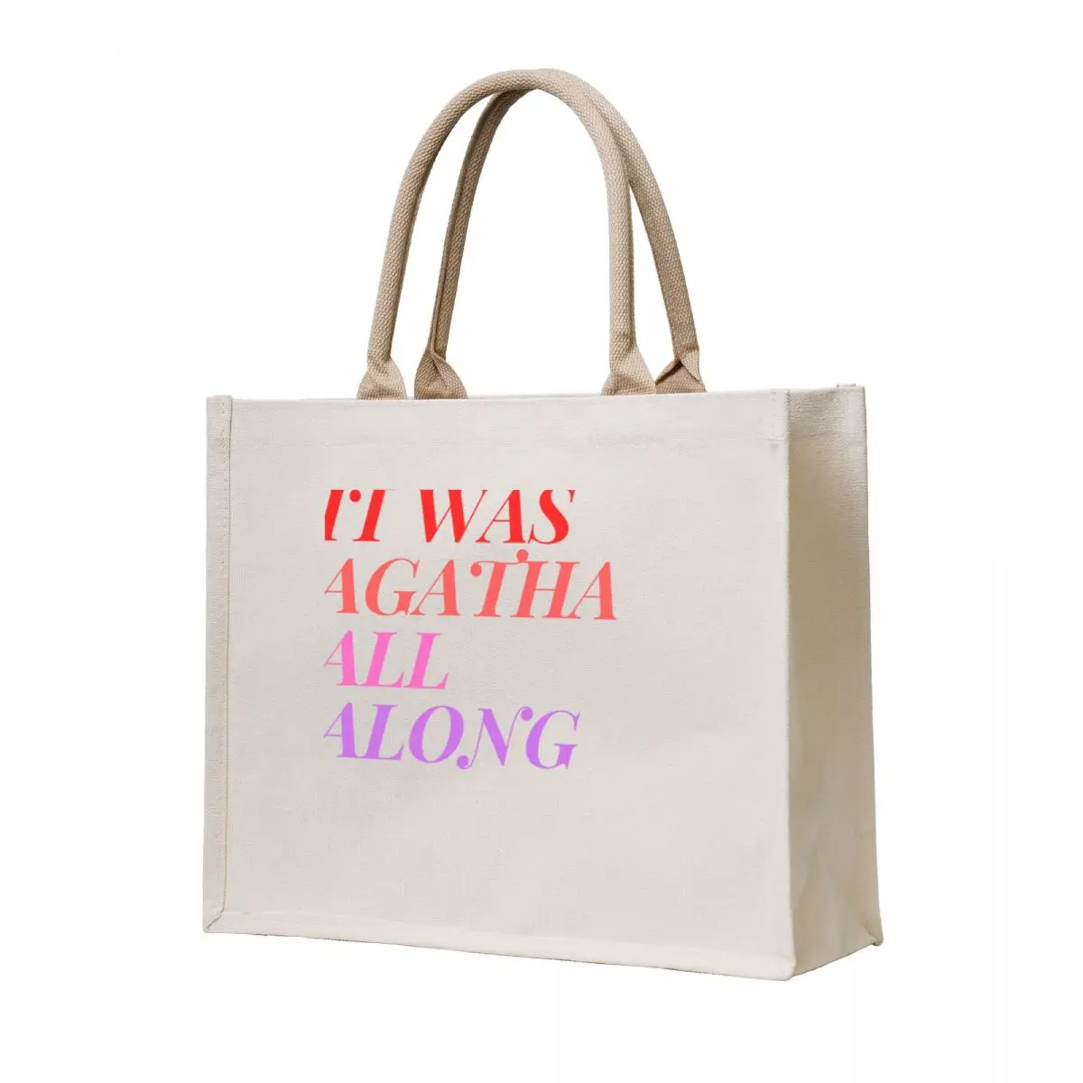 

IT WAS AGATHA ALL ALONG Tote Bag tote bag reusable grocery bags hand bags