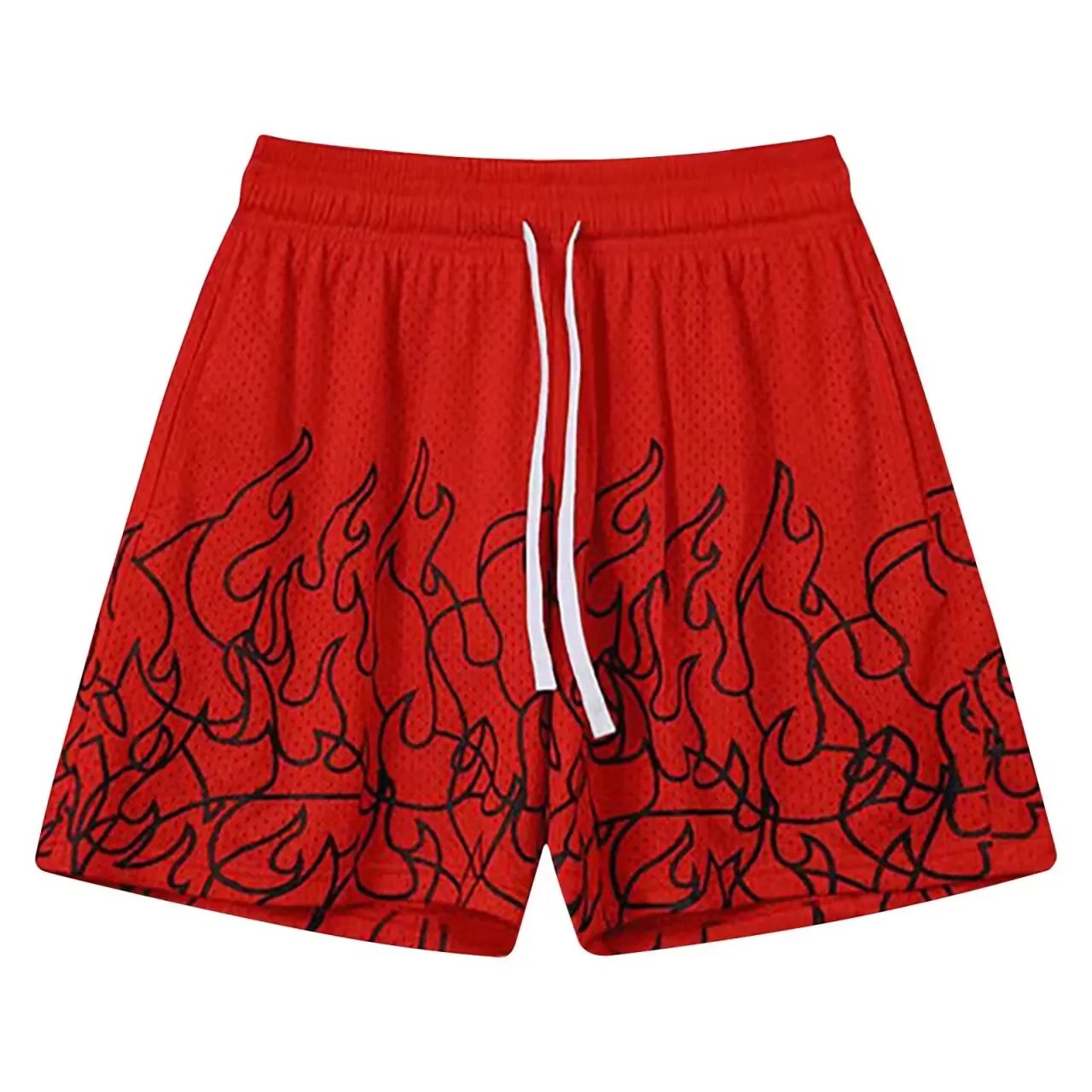 2026 Summer New Hot-selling 3D Printed American Shorts Quick-drying and Fast-dropping MOTO Men's and Women's Same Shorts