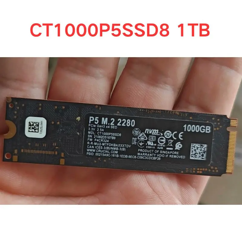 Second hand test OK CT1000P5SSD8 1TB Solid State Drive