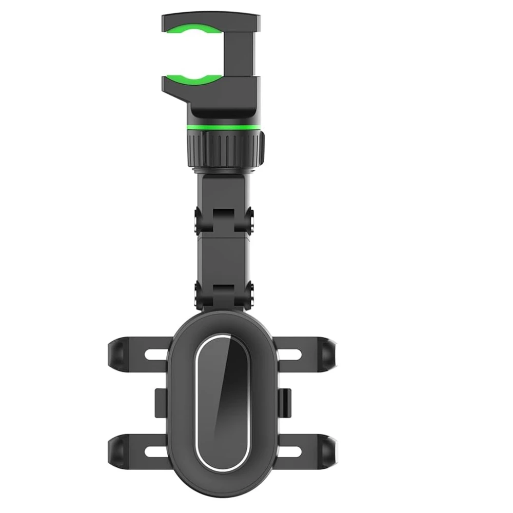 

New Phone Holder Car, Rear View Mirror Phone Holder - Mount Multi-Angle Adjustment Rotatable and Retractable Compatible