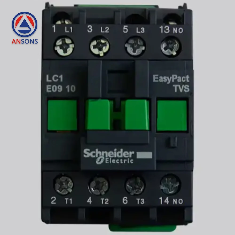 

LC1E0910M5N LC1E0910Q5N LC1E0910F5N 110V 220V 380V Schneider Elevator Contactor Ansons Elevator Spare Parts