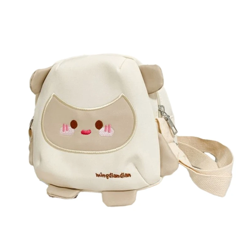 

Cute Animal Shoulder Bag Large Capacity Crossbody Bags for Women Girl Casual Nylon Bags Japanese Style Cartoon Bear Bag 517D