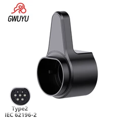 GWUYU OZ20 EV Wallbox soporte de Cable cargador tipo 2, Cable de carga estándar europeo, protección adicional para coche eléctrico