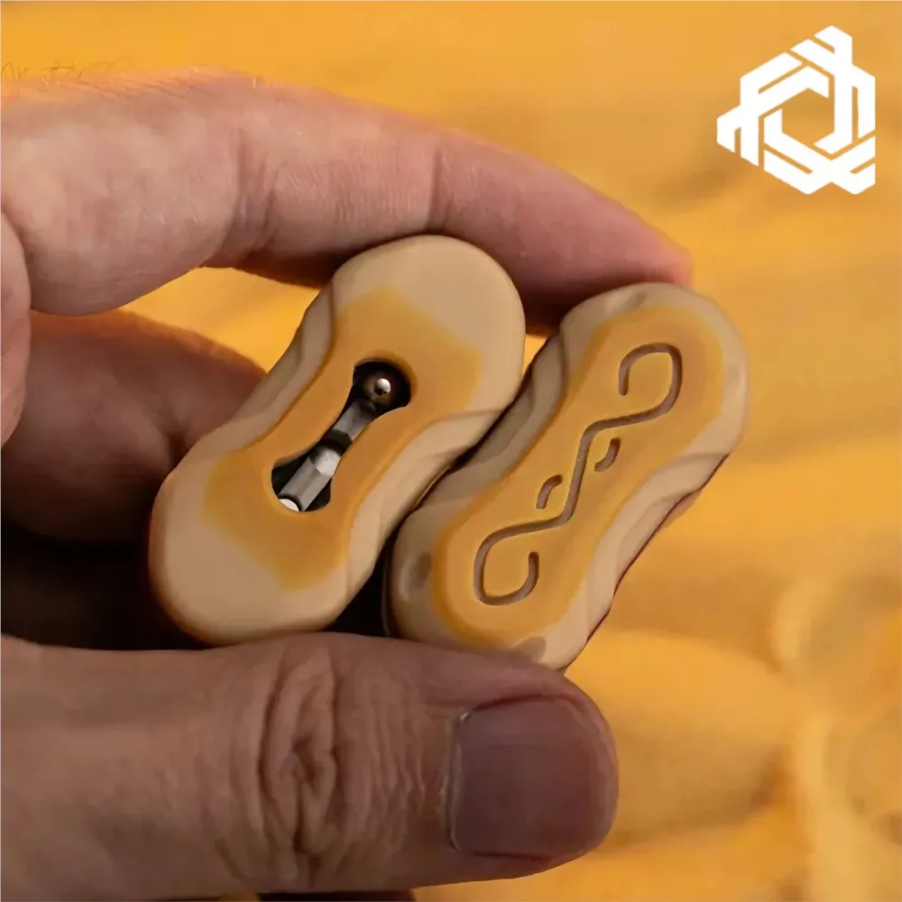 Proxy EDC Gods LEAP Double Red Line Mikata Fidget Slider Stress Relief Toy Push Slider Fidget Toys For Adults