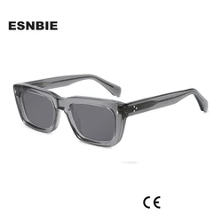 Big Rectangle Sunglasses Men Jacques Luxury Brand Designer Square Punk Sun Glasses Sunnies Trendy Thick Glasses Uv400 Shades