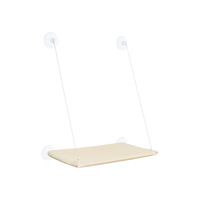 Window Mounted Cat Hammock Suction Cup Hanging Bed Strong Load Bearing Easy Install Sunny Seat Cat Swing Bed for Window Glass