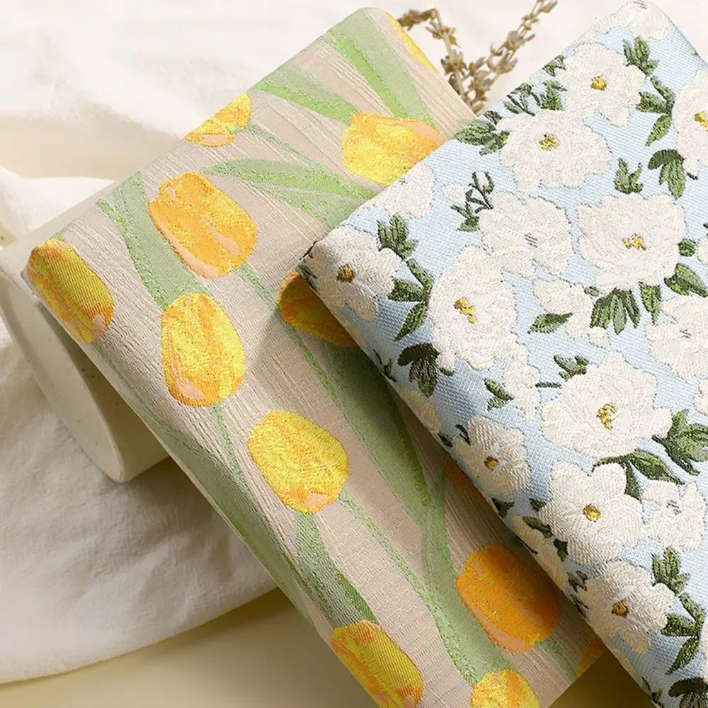 Durable Vintage Embroidered Notebook Stylish Fabric Cover Printed Notepad Cotton Cloth Binding Matte Finish Student Diary School