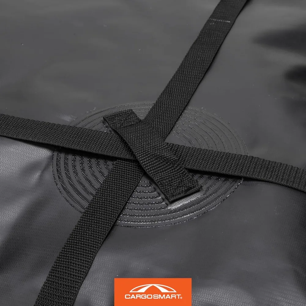 حقيبة شحن كبيرة ذات سقف ناعم الجوانب من CargoSmart، مقاس 38 × 38 × 18 بوصة - توسيع التخزين بمقدار 15 قدمًا مكعبًا - تركيب سريع للمركبة