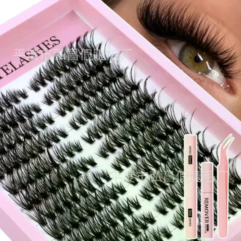 10-16mm Mixed Thin Soft Cluster Lashes Reusable Individual Lash Extension For Starter