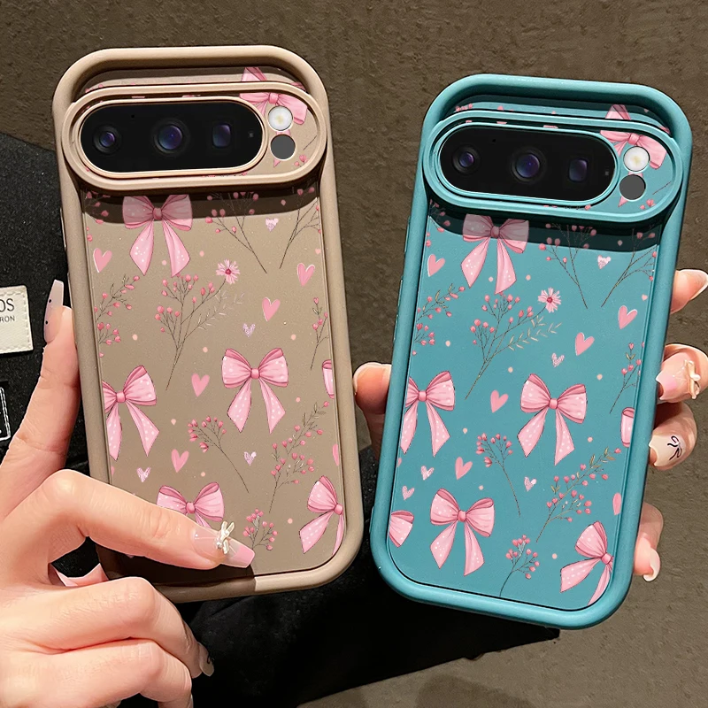 Roze Strik Bloemenprint Telefo - Phone Cases Google Pixel 9A recensie en prijs