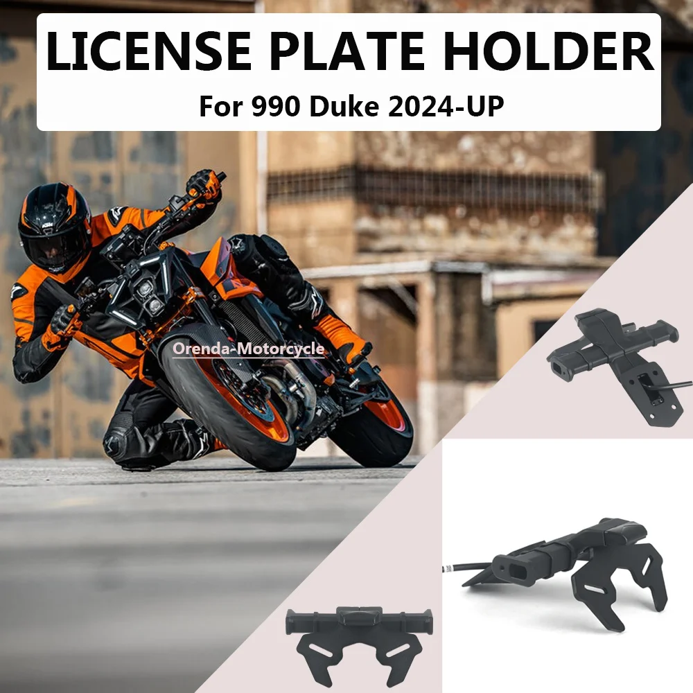 

Rear Short Tail License Plate Holder Stock Frame Bracket Tailstock Kit New Motorcycle Accessory For 990 Duk 990 Duke 2024-UP