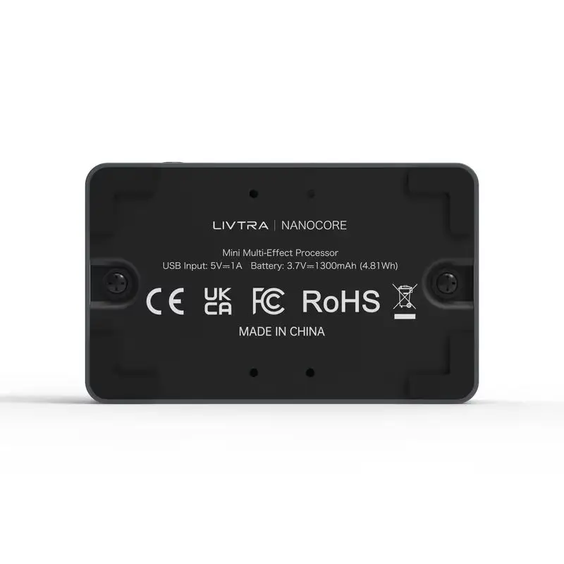 New Livtra Nanocore Mini Pocket Multi-Effects Guitar Pedal 126g 10h Playtime 2.4