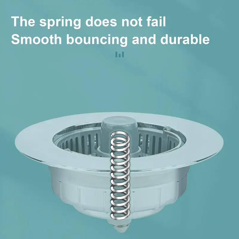 Sink Drain Strainer Three In 1 Pop Up Sink Stoppers Odor-Resistant Garbage Disposal Plug For Intercepting Food Scraps And